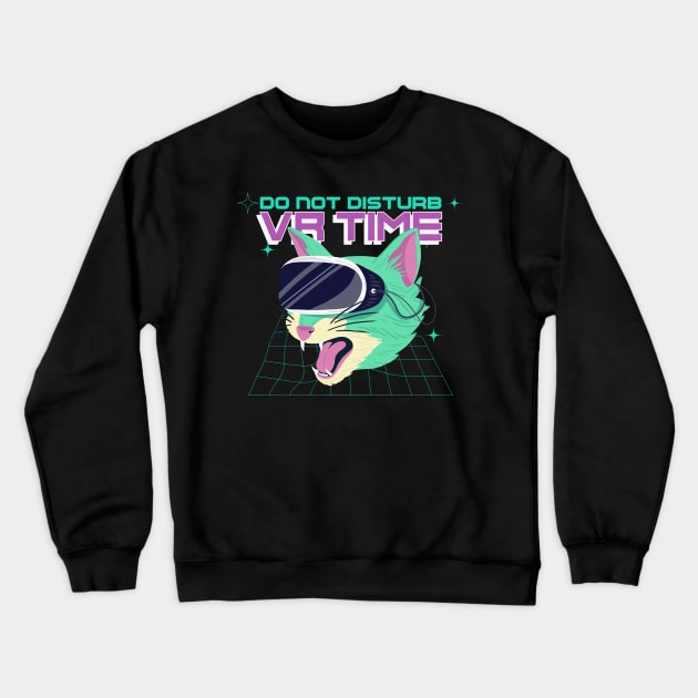 VR Time Crewneck Sweatshirt by NB-Art